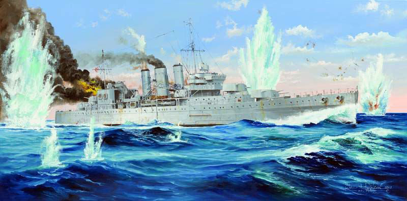 Trumpeter H.M.S. CornwallWW2 British - TU05353