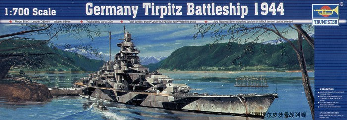 Trumpeter German Navy Tirpitz WWII Battleship PKTM05712