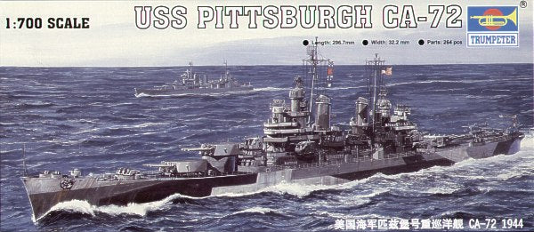 Trumpeter 1:700 - USS Pittsburgh CA-72 (1944_