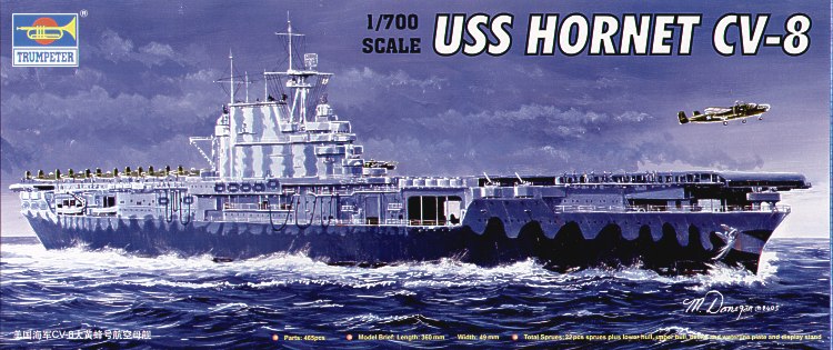Trumpeter 1:700 - USS Hornet Aircraft Carrier CV-8