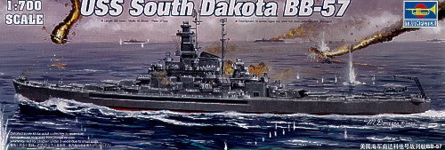 Trumpeter 1:700 - USS South Dakota Battleship BB-57