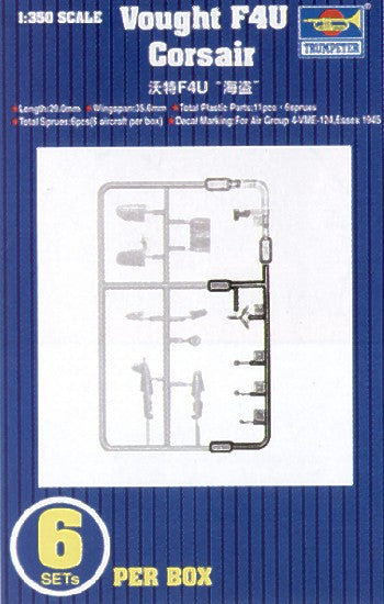 Trumpeter 1:350 - Vought F4U Corsair (6 pcs)