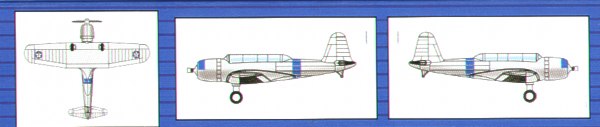 Trumpeter 1:350 - Vought SB2U Vindicator (6 pcs)