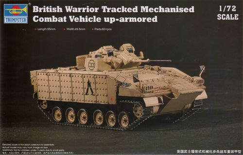Trumpeter 1:72 - British MCV80 Warrior with enhanced armour
