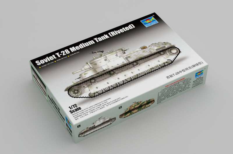 Trumpeter 1:72 - Soviet T-28 Medium Tank (Riveted)