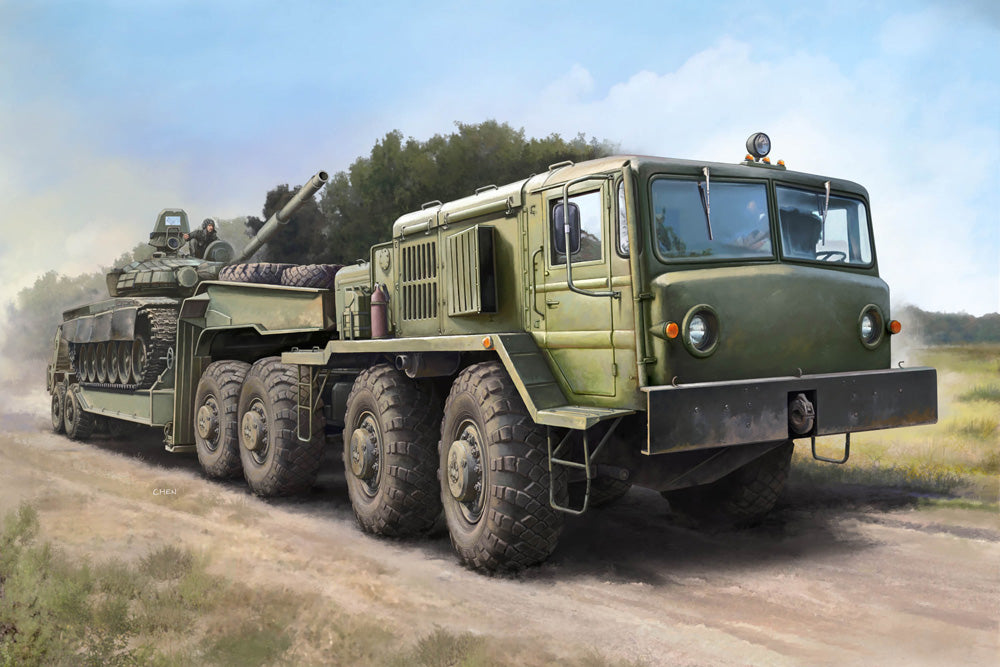 Trumpeter 1:72 - MAZ-537G w/ MAZ/ChMZAP 527G Semi Trailer