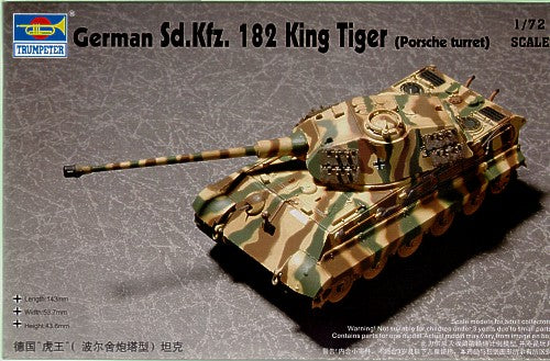 Trumpeter 1:72 - Sd.Kfz.182 King Tiger (Porsche)