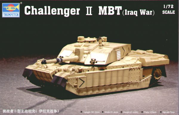 Trumpeter 1:72 - British Challenger 2 MBT (Iraq War)