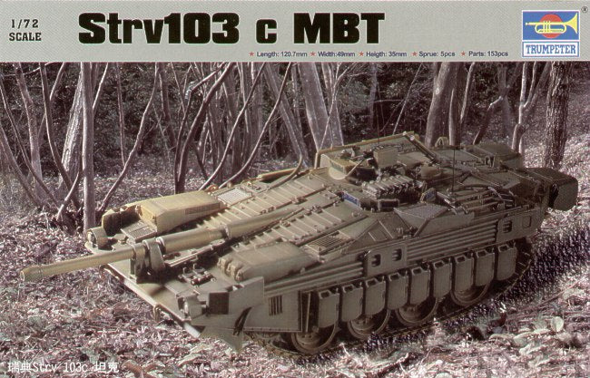 Trumpeter 1:72 - Swedish Strv103C tank