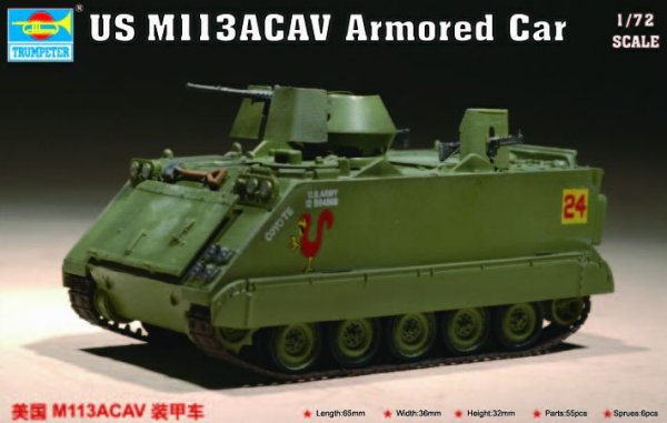 Trumpeter 1:72 - M113ACAV US Army Armoured Car