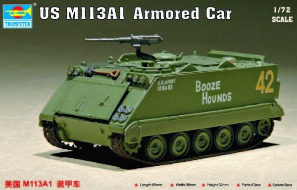 Trumpeter 1:72 - M113A1 US Army Armoured Car