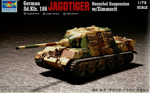 Trumpeter Trumpeter German Army Jagdtiger Heavy Tank Destroyer w/Zimmerit Coat PKTM07293