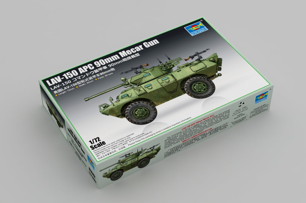 Trumpeter 1:72 - LAV-150 APC 90mm Mecar Gun