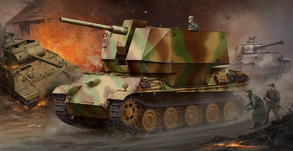 Trumpeter 1:35 - Flakpanther w/8.8cm Flak 36/37