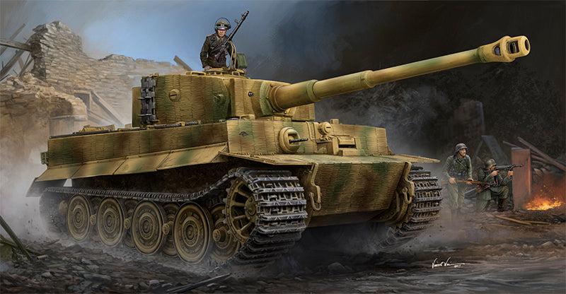 Trumpeter 1:35 - Pz.Kpfw.VI Ausf.E Tiger I + Zimmerit Late