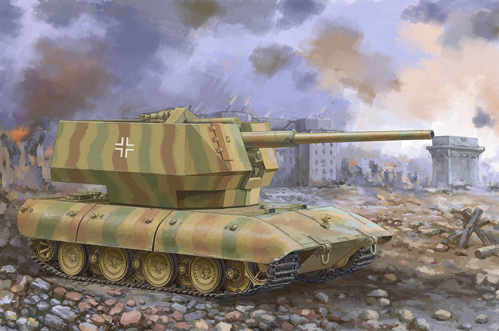 Trumpeter 1:35 - E-100 Flak panzer w/ 12.8cm Flak 40