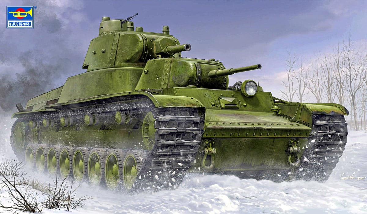 Trumpeter 1:35 - Soviet T-100 Heavy Tank