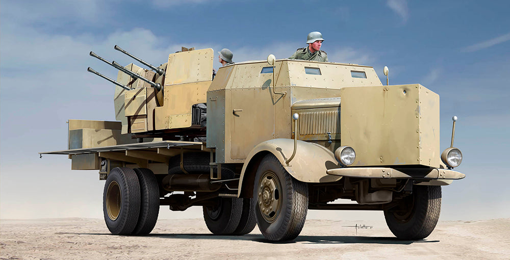 Trumpeter 1:35 - L4500A mit 2cm Flak 38