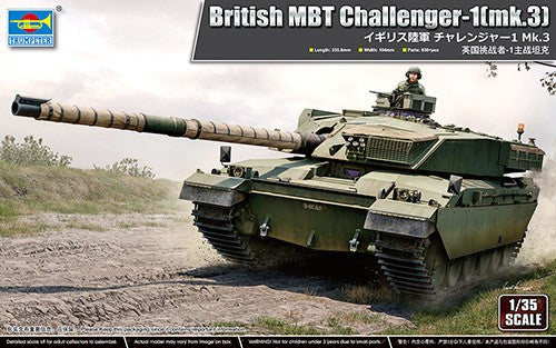 Trumpeter 1:35 - British MBT Challenger 1 (Mk.3)