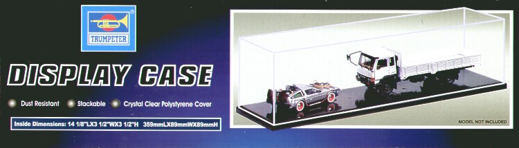 Trumpeter Display Cases - 359mm x 89mm x 89mm