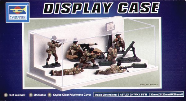 Trumpeter Display Cases - 232mm x 120mm x 86mm