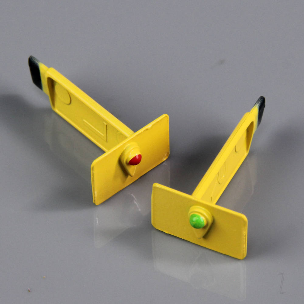 Twister Rear Stabiliser Yellow (2pcs) (for BO-105) TWST4001107