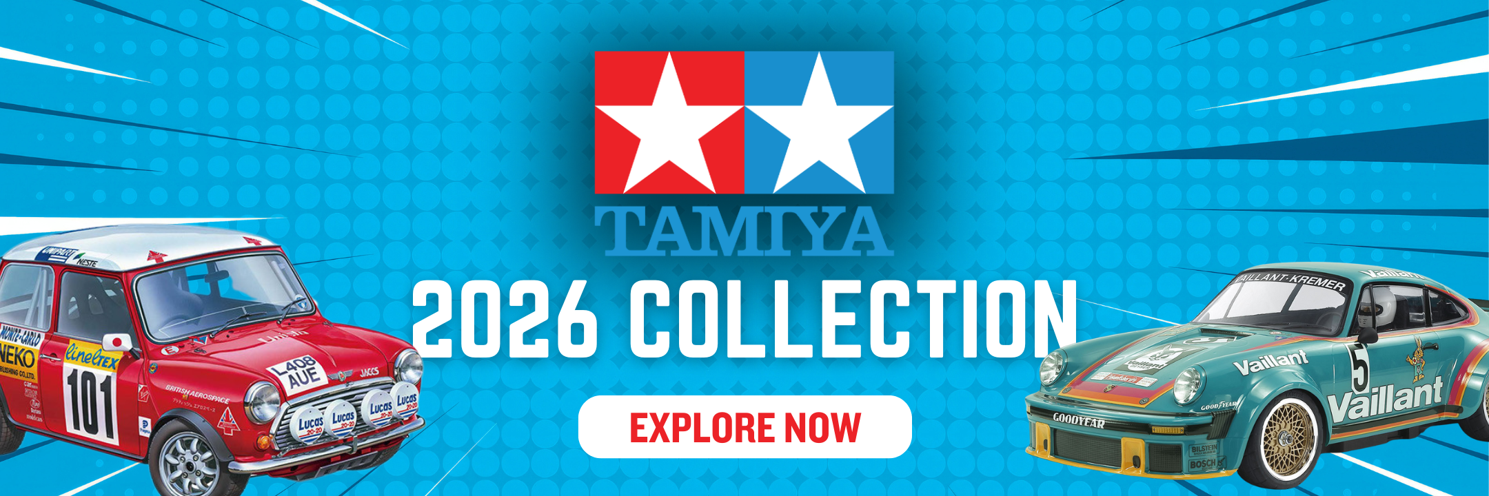 Tamiya 2026 collection header