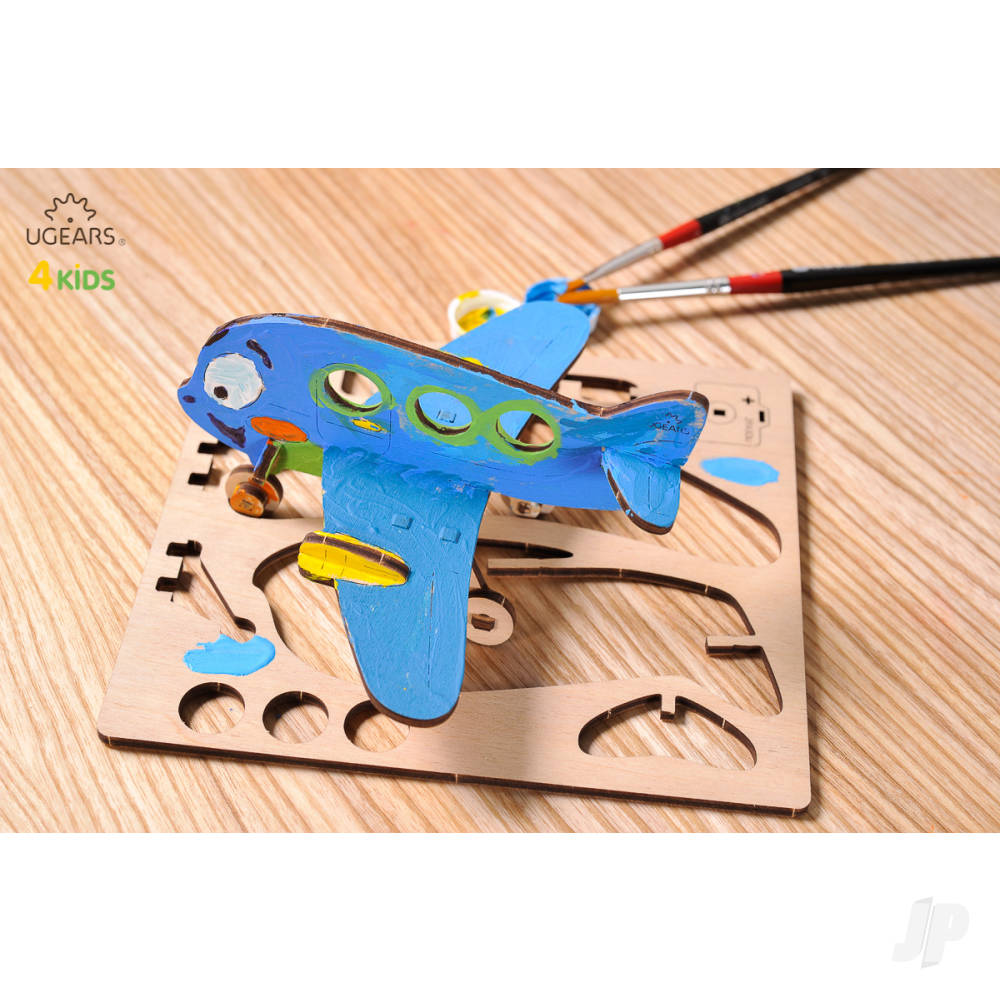 UGears 3D Colouring Model Airplane UGR20002 4