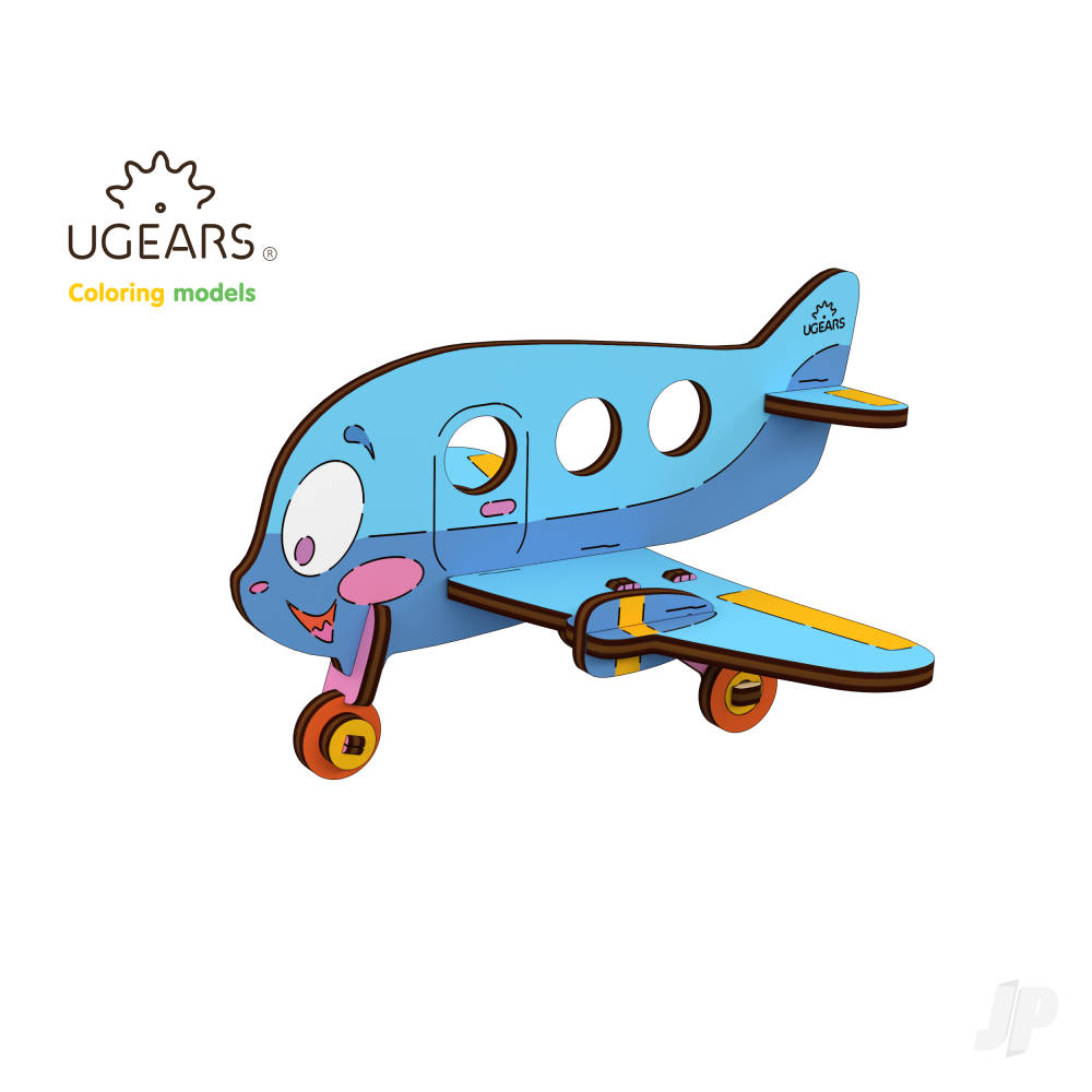 UGears 3D Colouring Model Airplane UGR20002 Main