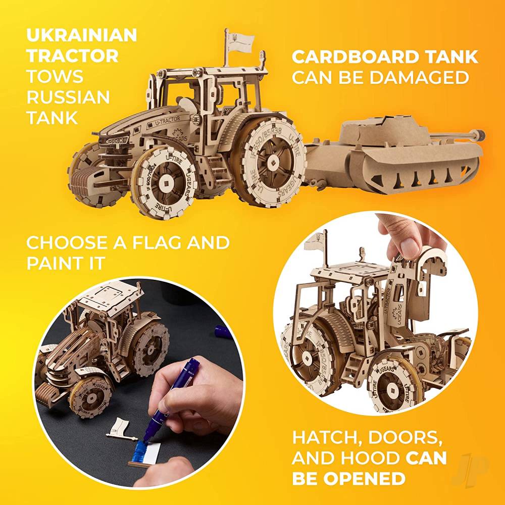 UGears The Tractor Wins UGR70184 6