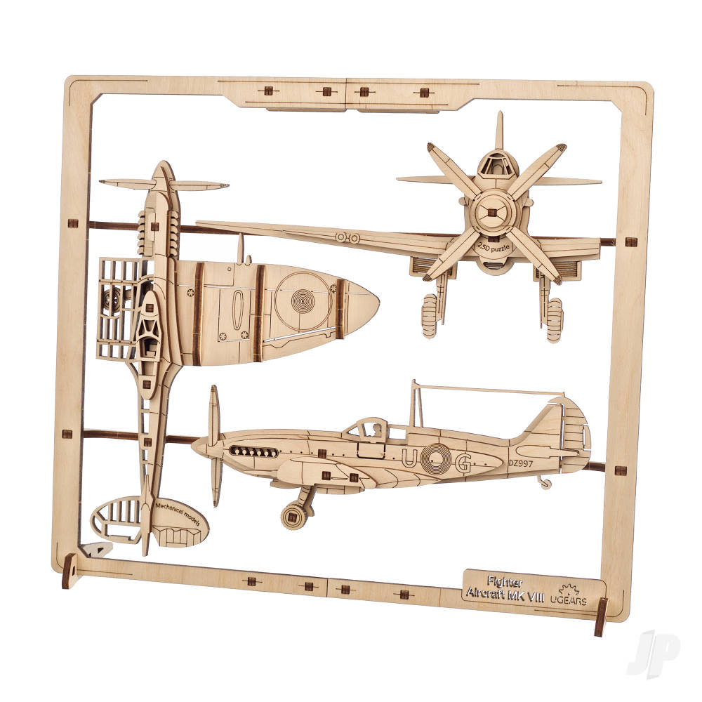 UGears Fighter Aircraft 2.5D Puzzle UGR70196 1