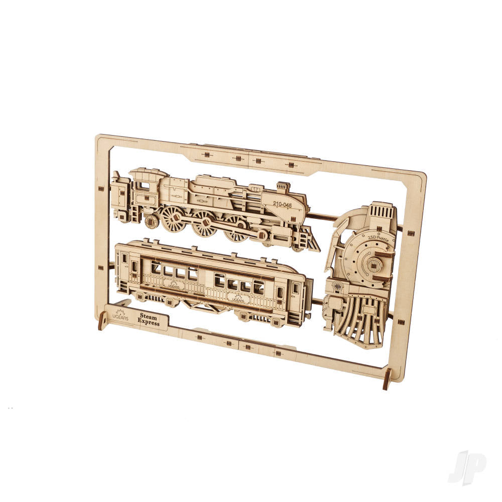 UGears Steam Express 2.5D Puzzle UGR70207 1