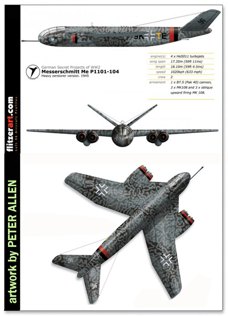 Unicraft Messerschmitt P.1101-105 - UNI72166 - Aircraft Kits