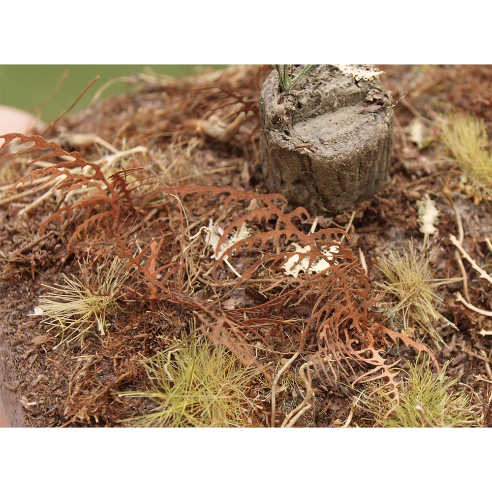 Model Scene 1:32 / 1:35 Dry Fern Low Vegetation Vg3-017