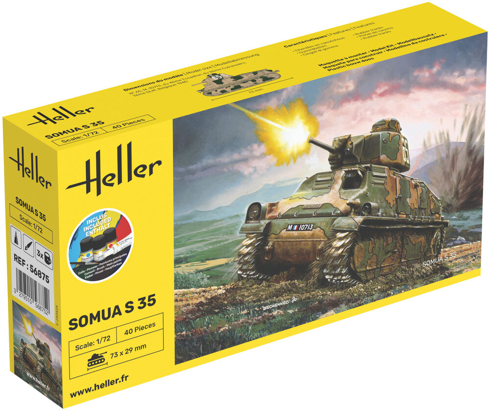 Heller 1:72 Gift Set - Somua S 35