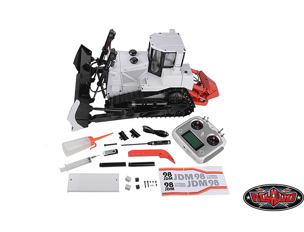 RC4WD 1/14 SCALE DXR2 HYDRAULIC EARTH DOZER RTR (WHITE) VV-JD00072
