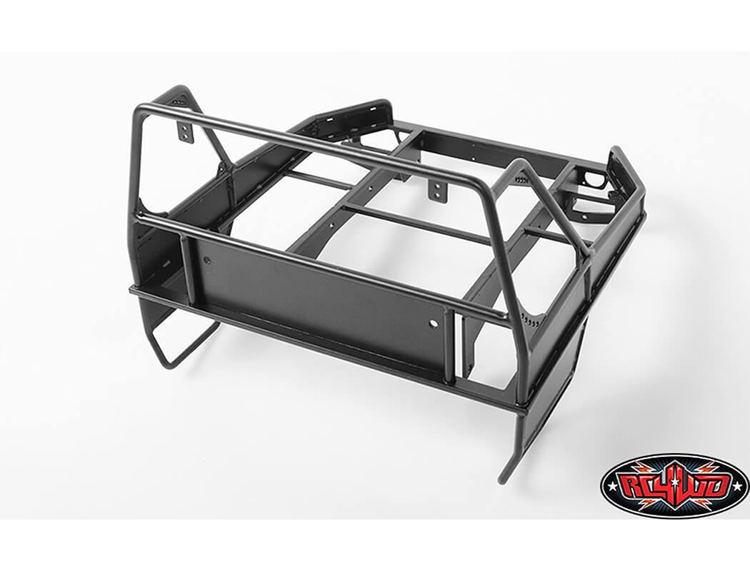 RC4WD REAR TUBE BED FOR TRAIL FINDER 2 W/MUD FLAPS (BLACK)1+ VVV-C0253