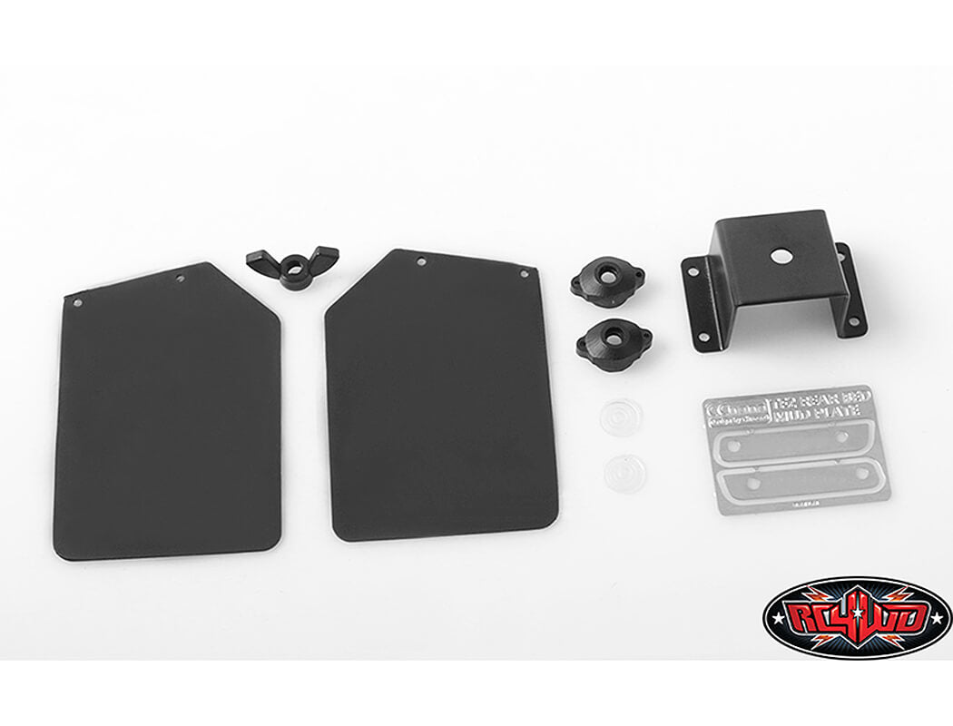 RC4WD REAR TUBE BED FOR TRAIL FINDER 2 W/MUD FLAPS (BLACK)1+ VVV-C0253