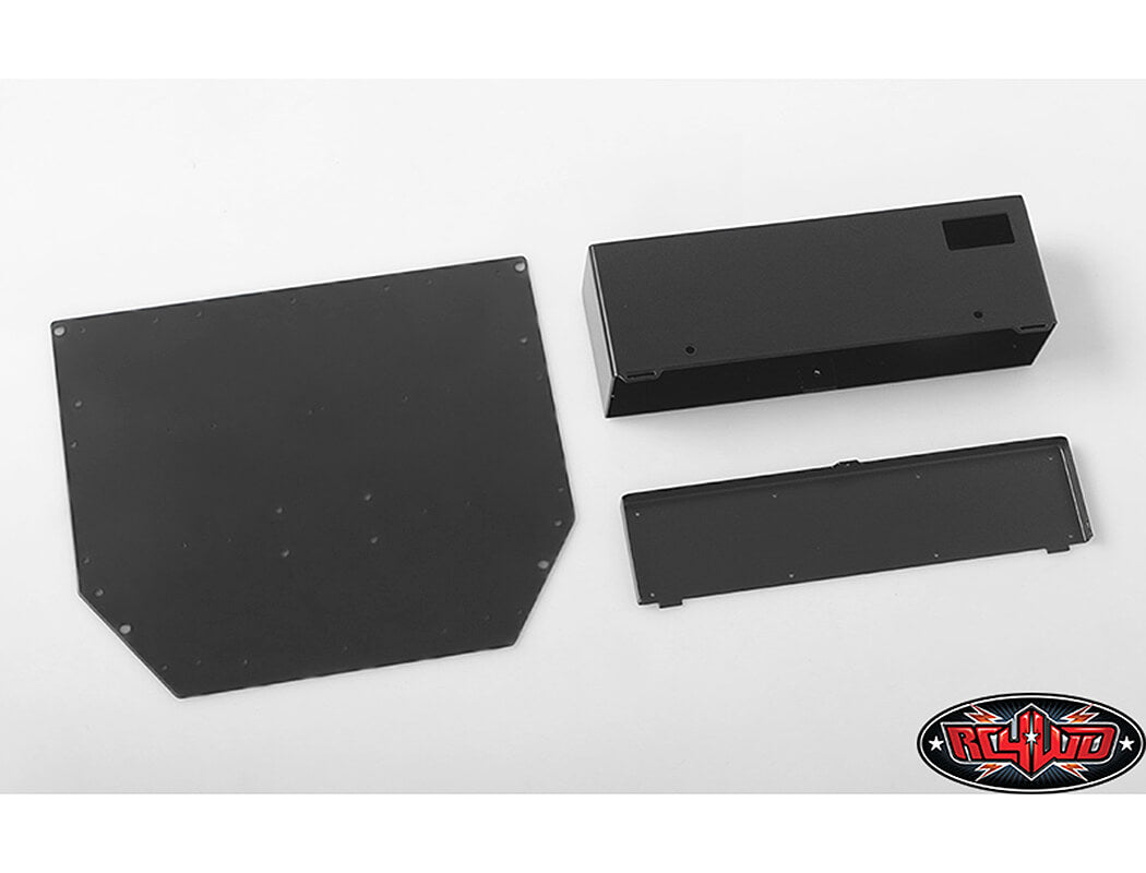 RC4WD REAR TUBE BED FOR TRAIL FINDER 2 W/MUD FLAPS (BLACK)1+ VVV-C0253