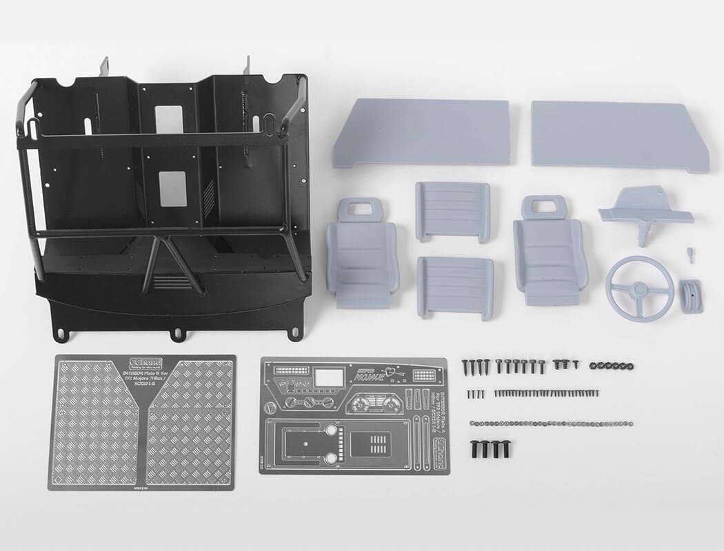 RC4WD Rc4Wd Interior Package For Mojave Body & Axial Scx10 I & Ii VVV-C0379