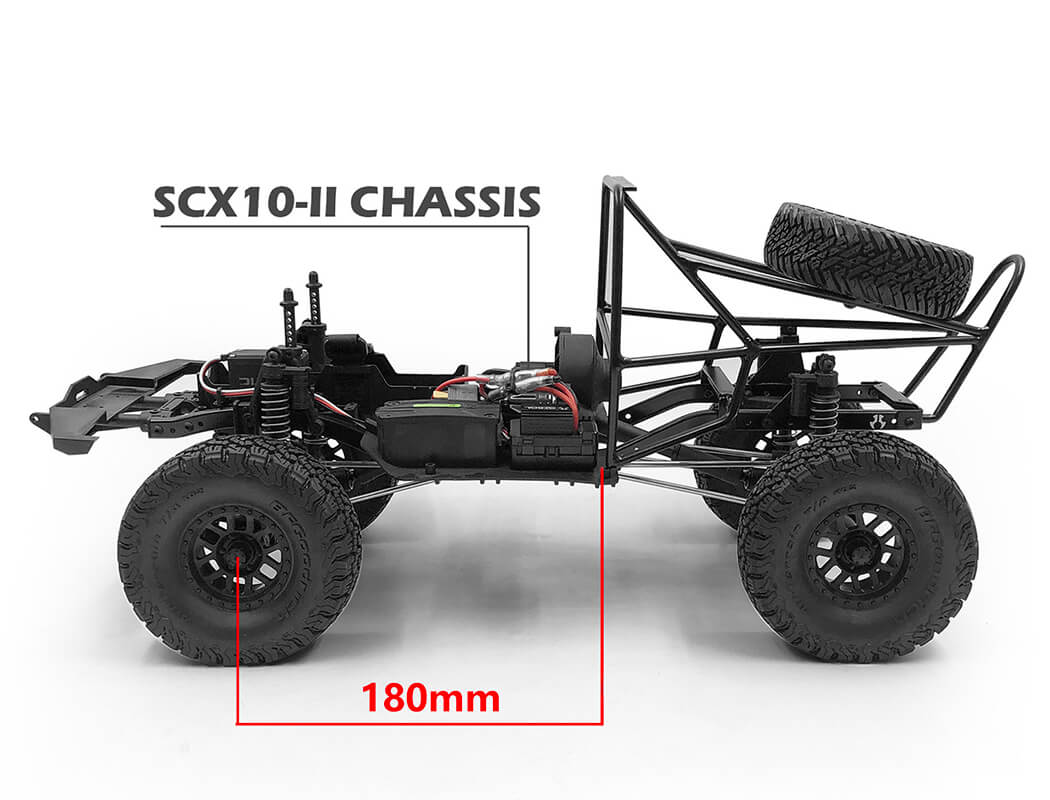 RC4WD REAPER TUBE BACK FOR AXIAL SCX10 II VVV-C0625