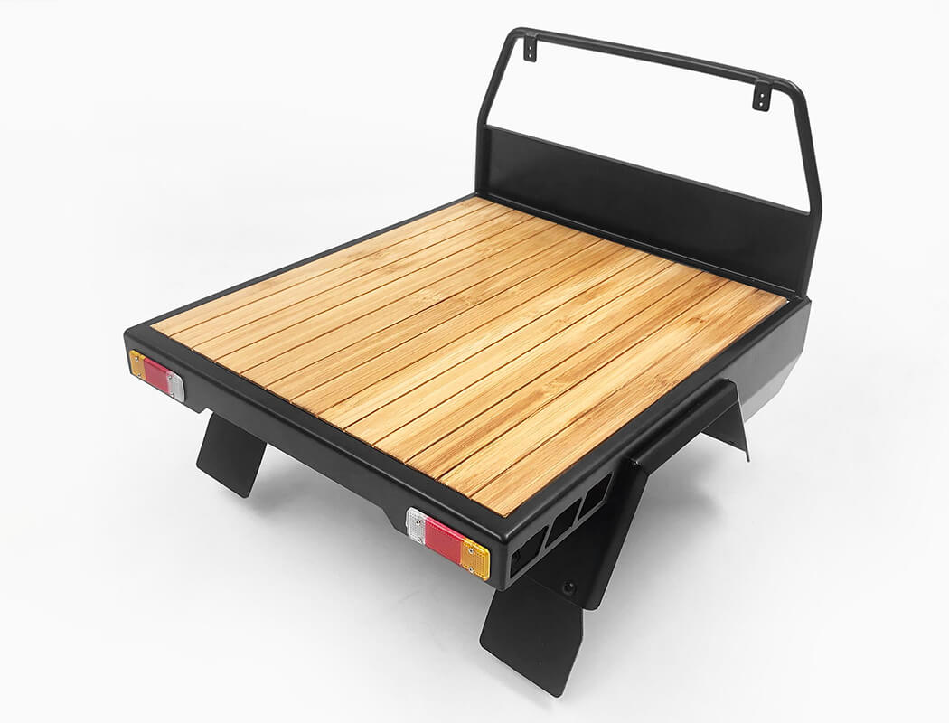 RC4WD WOOD FLATBED W/ MUDFLAPS FOR TF2 MOJAVE BODY VVV-C0710