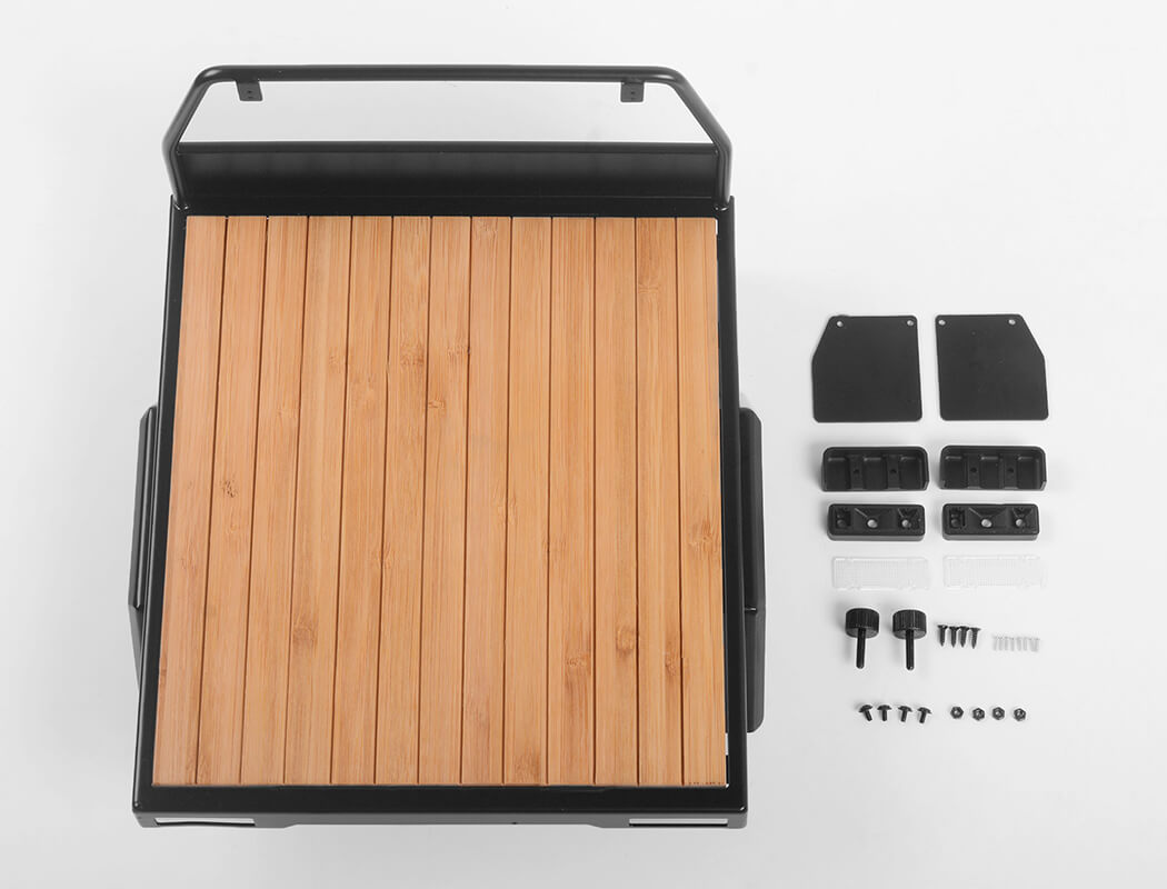 RC4WD WOOD FLATBED W/ MUDFLAPS FOR TF2 MOJAVE BODY VVV-C0710