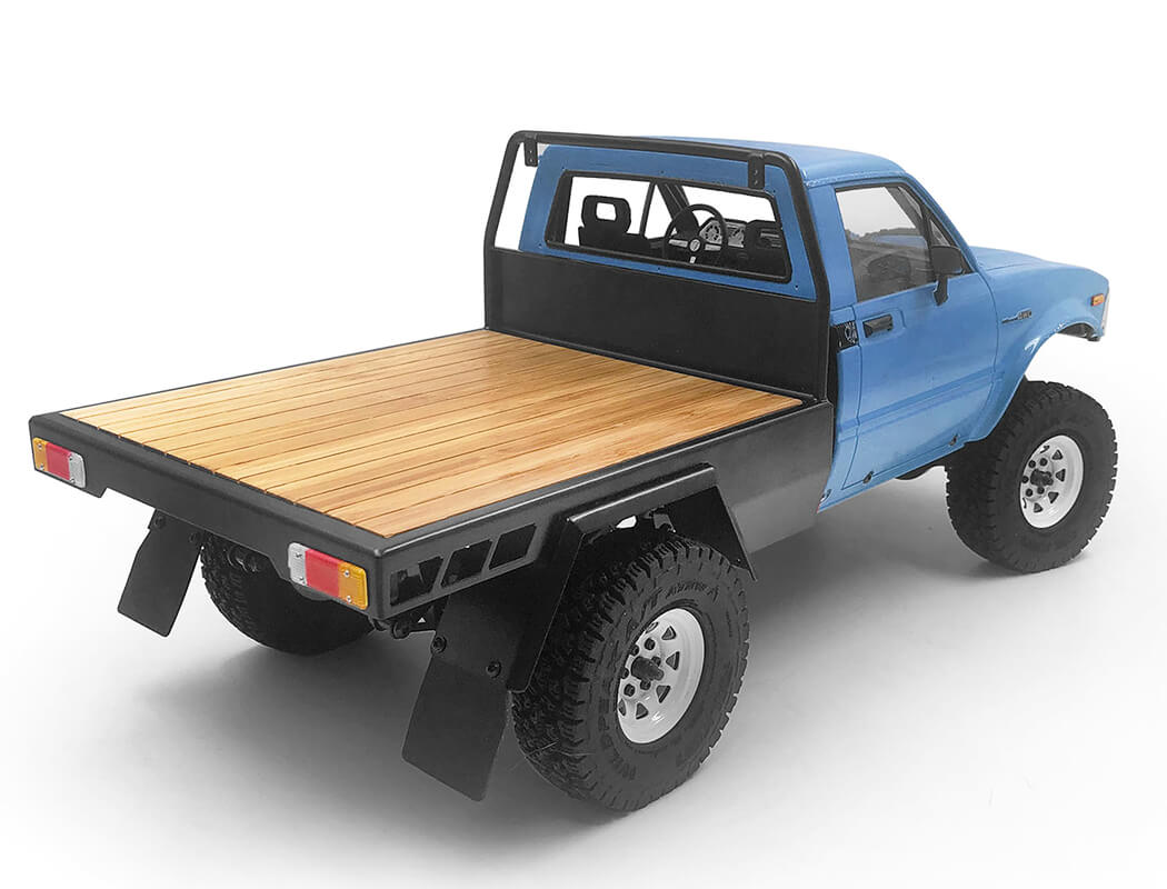RC4WD WOOD FLATBED W/ MUDFLAPS FOR TF2 MOJAVE BODY VVV-C0710