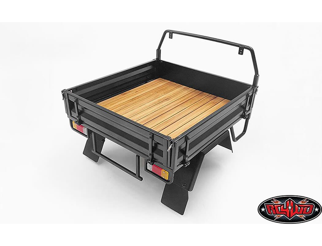 RC4WD KOBER REAR BED W/ MUD FLAPS FOR TF2 MOJAVE BODY (BLACK) VVV-C0712
