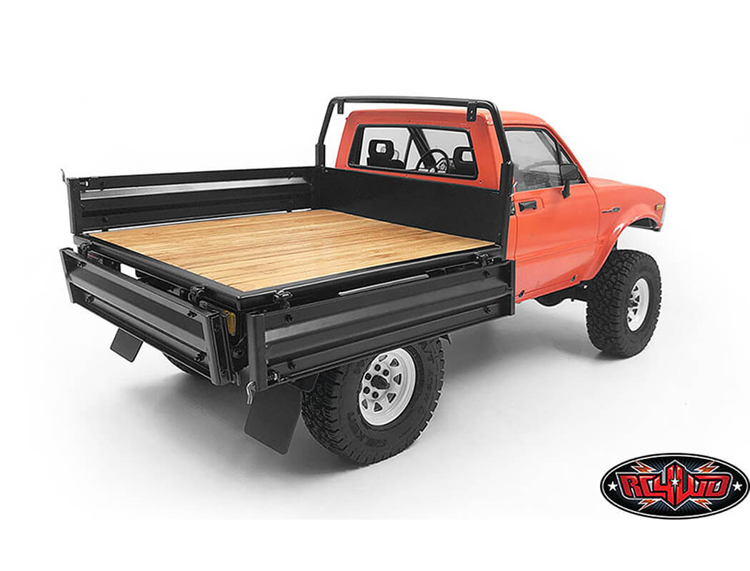 RC4WD KOBER REAR BED W/ MUD FLAPS FOR TF2 MOJAVE BODY (BLACK) VVV-C0712