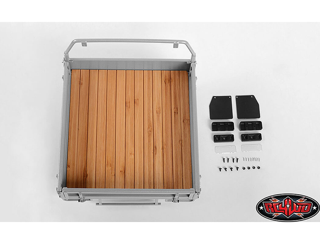 RC4WD KOBER REAR BED W/ MUD FLAPS FOR TF2 MOJAVE BODY (SILVER) VVV-C0716