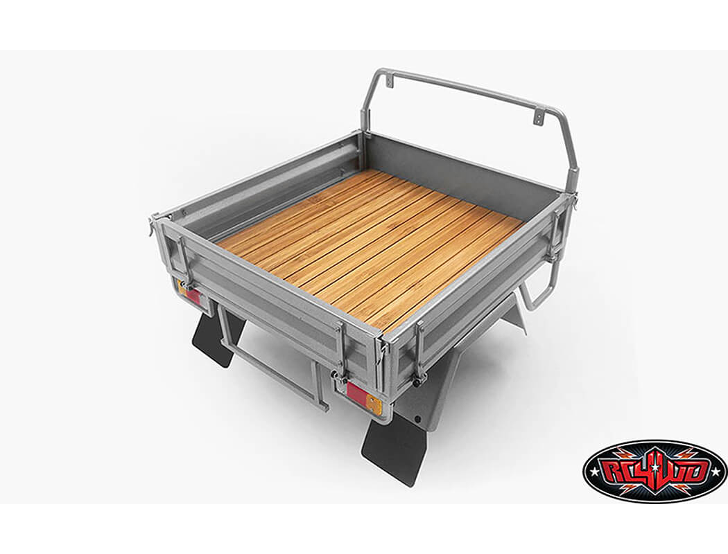 RC4WD KOBER REAR BED W/ MUD FLAPS FOR TF2 MOJAVE BODY (SILVER) VVV-C0716