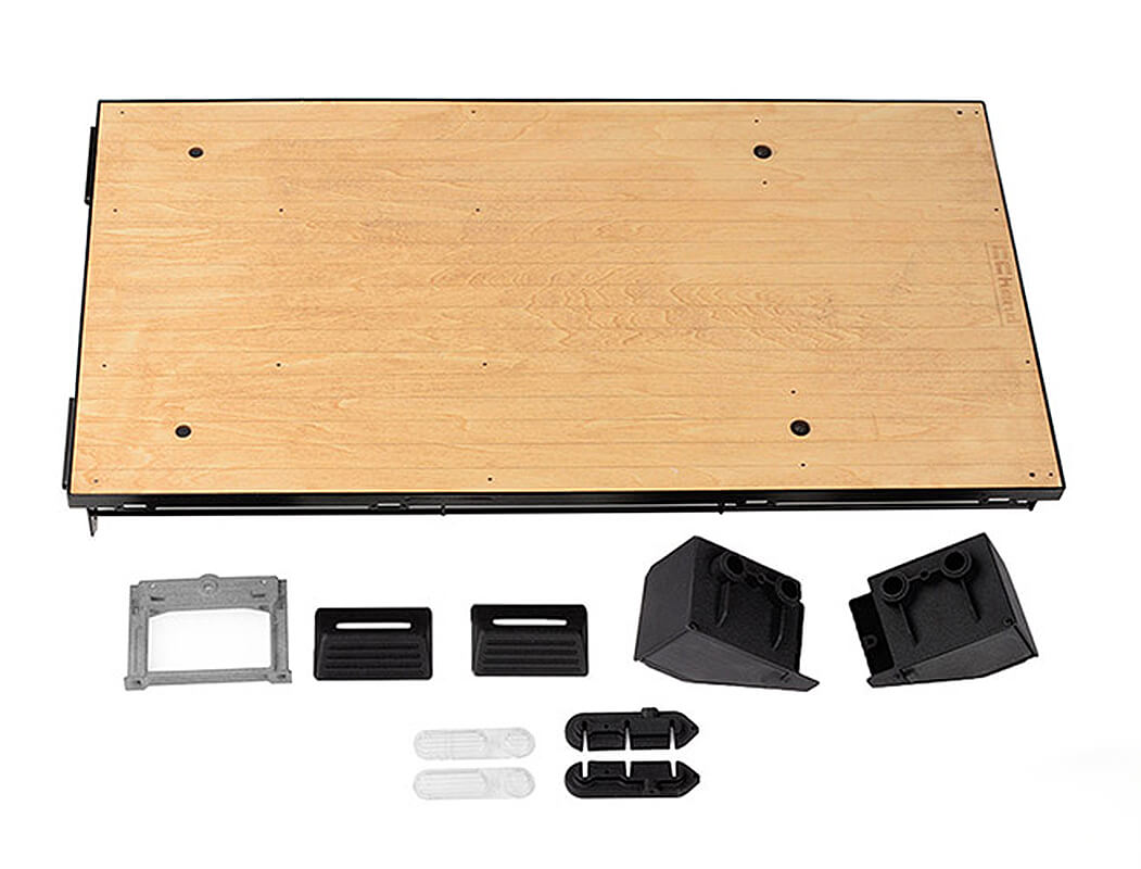 RC4WD WOOD REAR BED W/ TOOL BO XES FOR TRAXXAS TRX-6 ULTIMATE VVV-C1445
