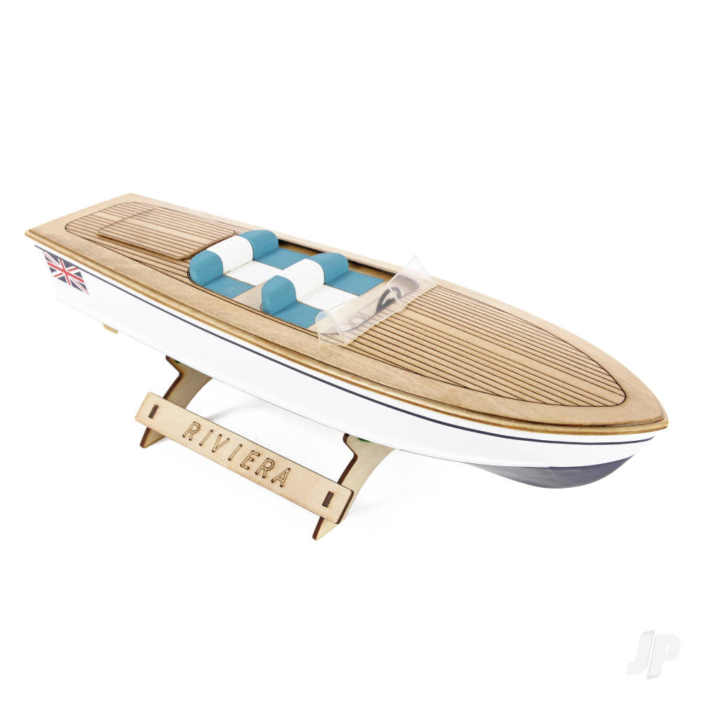 The Wooden Model Boat Company Riviera Motor Boat Kit 400mm WBC1000 Main